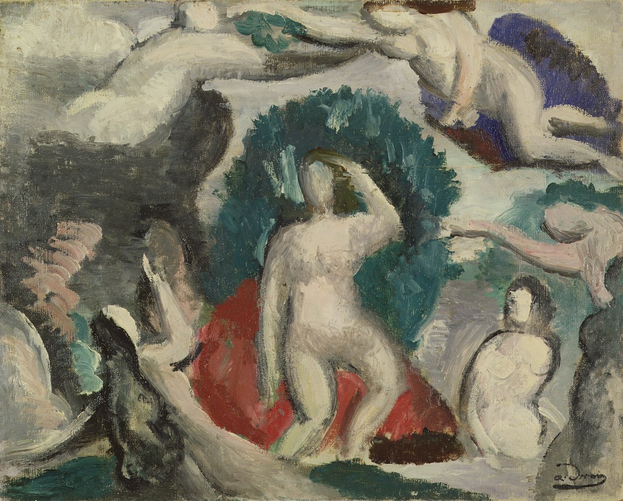 Kąpiący się autorstwa Andre Derain