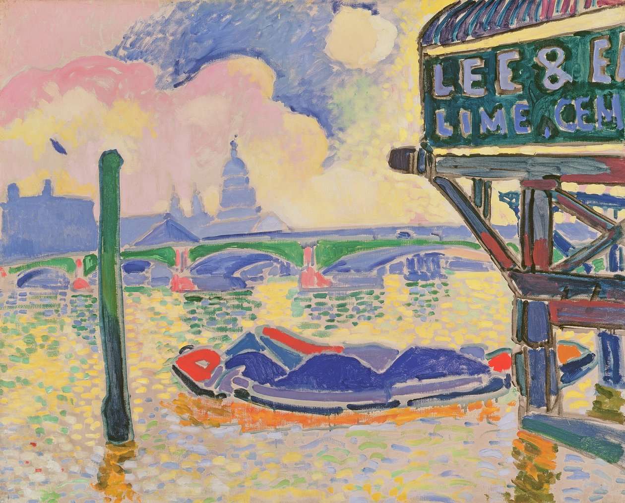 Blackfriars, ok. 1906 (olej na płótnie) autorstwa Andre Derain