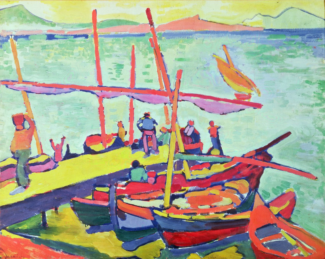 Łodzie autorstwa Andre Derain
