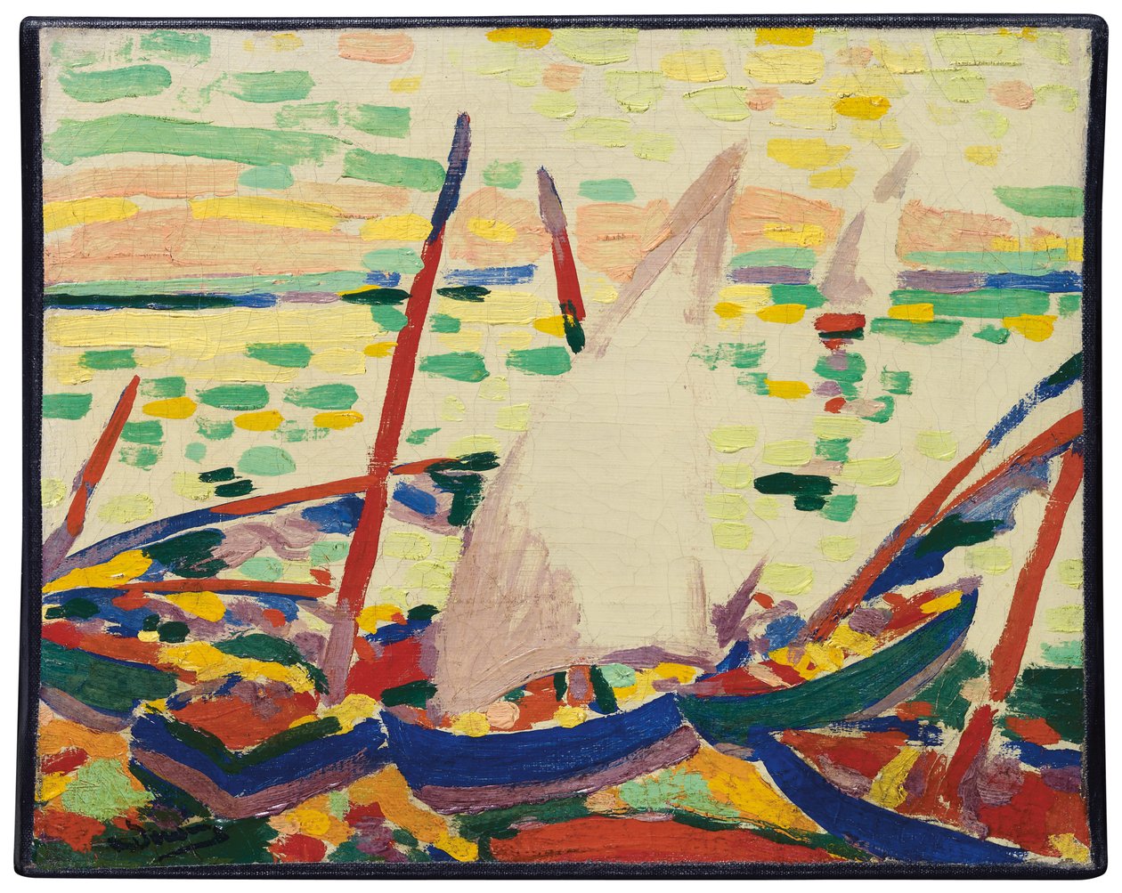 Łodzie na plaży w Collioure; Bateaux sur la plage a Collioure autorstwa Andre Derain