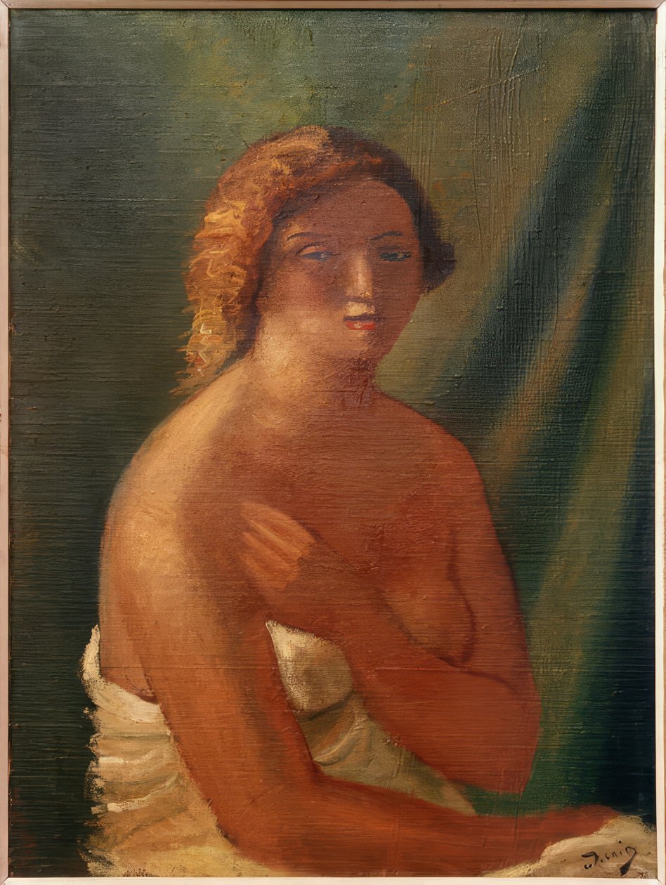 Buste de femme dénudée (Portret nagiej kobiety z piersiami) autorstwa Andre Derain