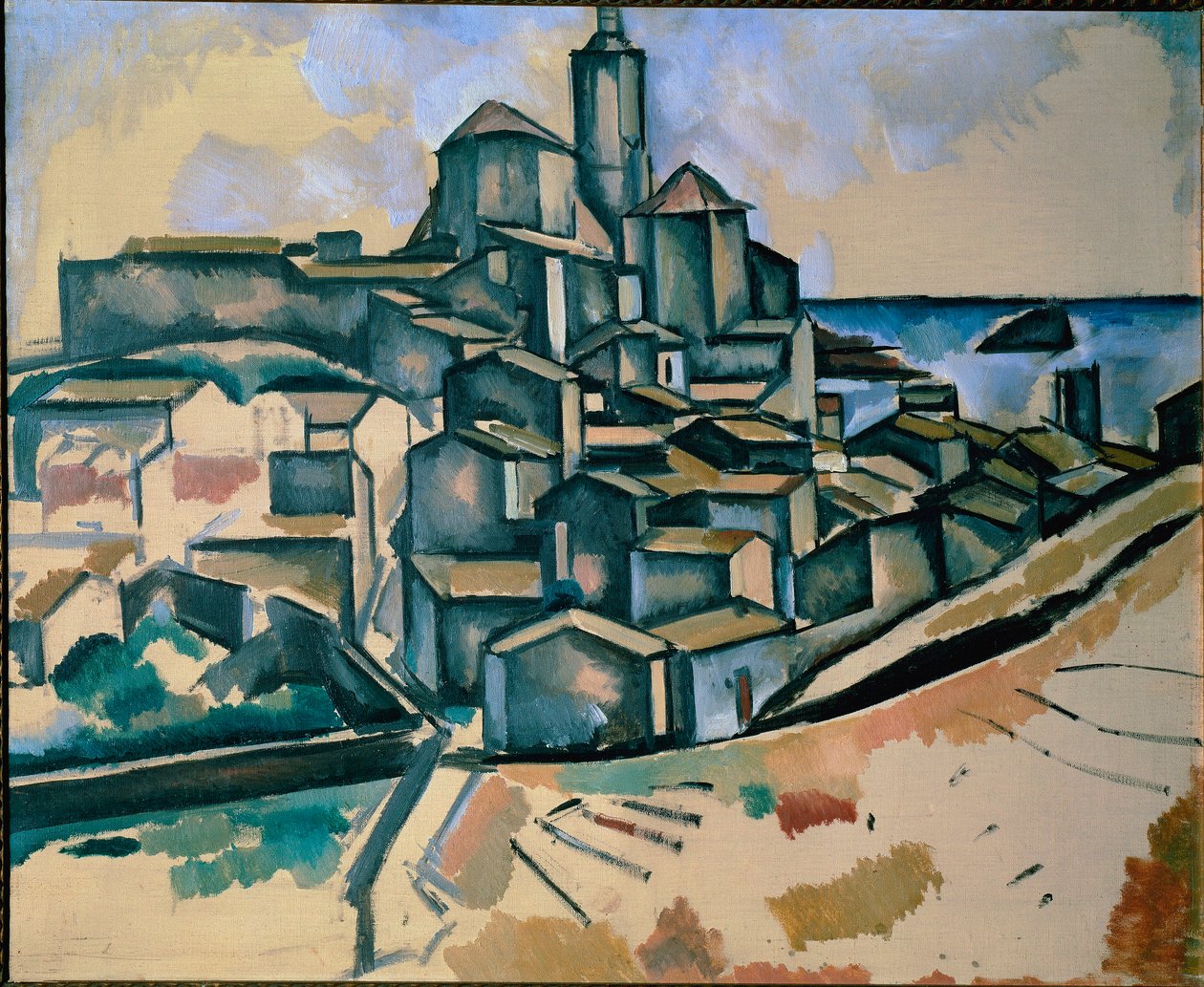 Cadaques Malarstwo Andre Deraina (1880-1954) 1910 Praga, Galeria Narodowa autorstwa Andre Derain