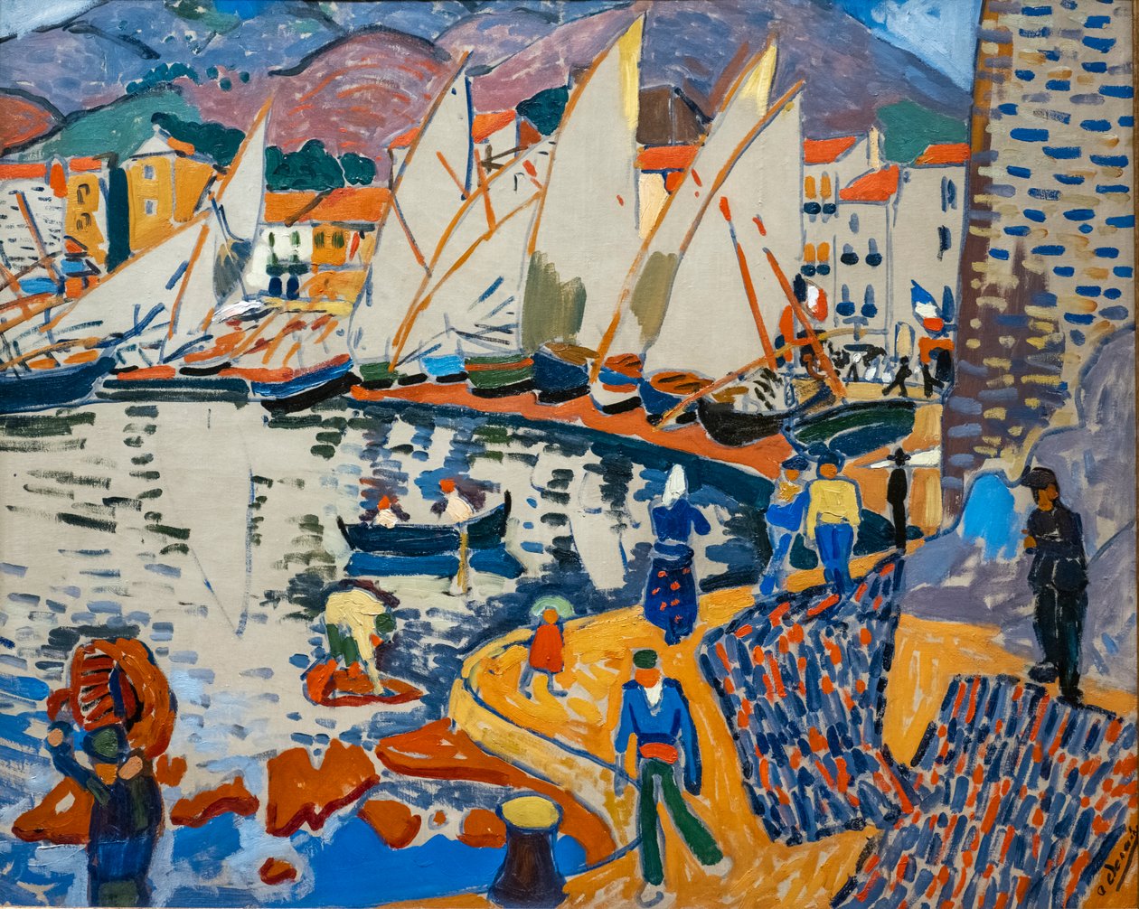 Suszenie żagli autorstwa Andre Derain