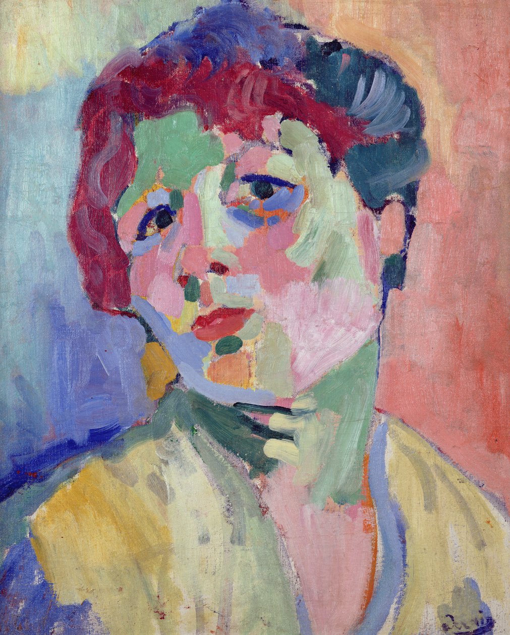 Głowa kobiety autorstwa Andre Derain