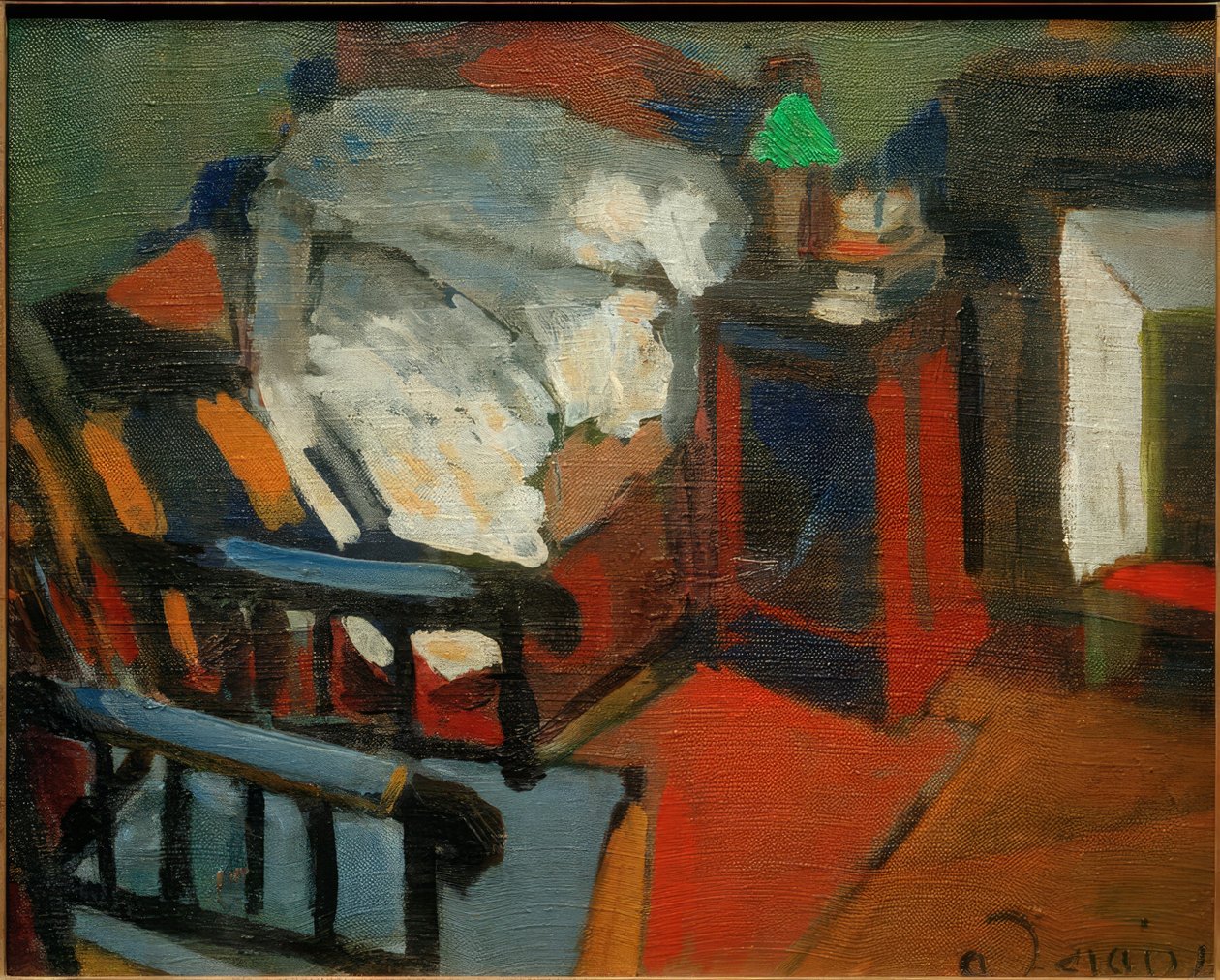 Wnętrze (sypialnia) autorstwa Andre Derain