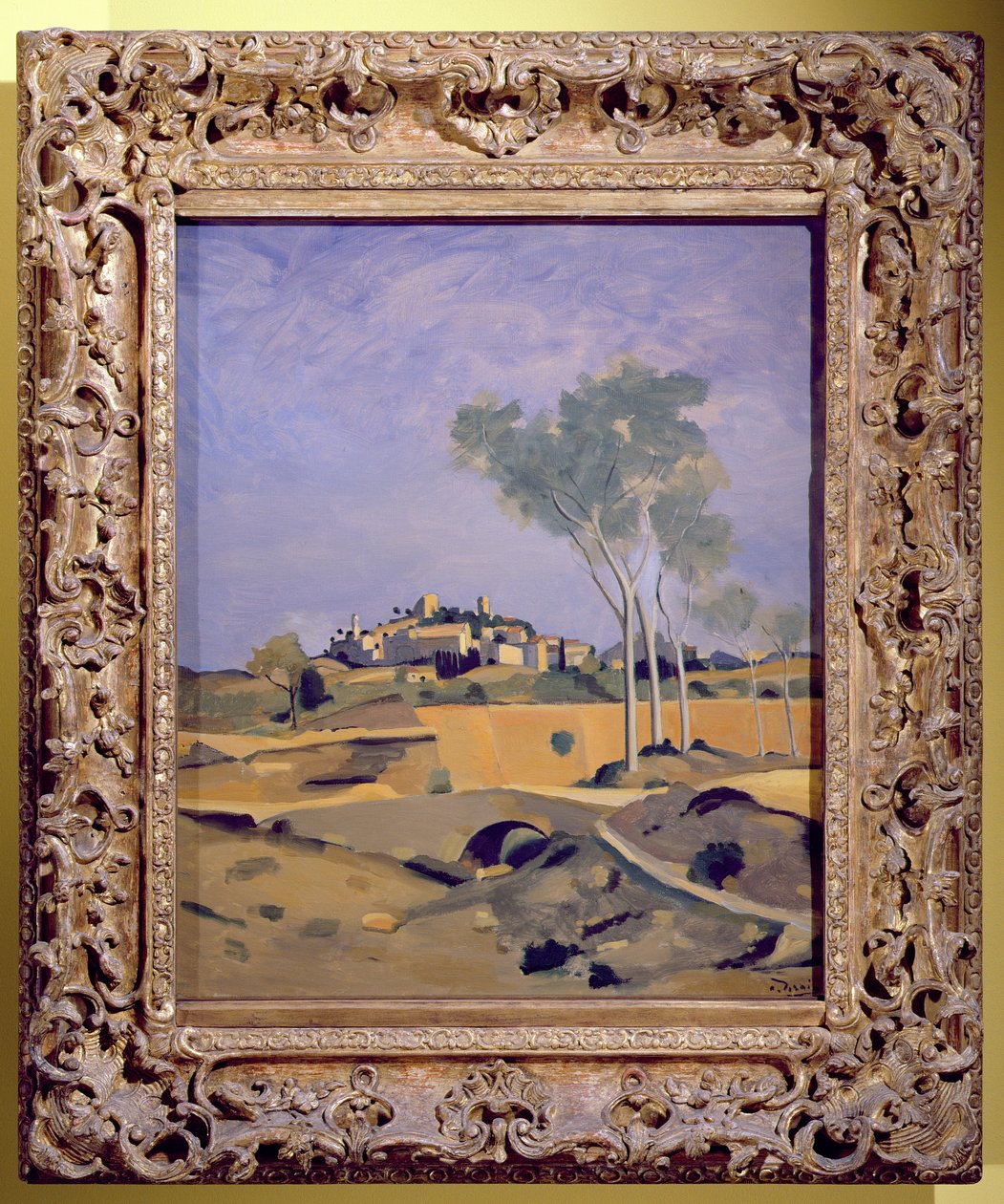 Krajobraz w Midi, ok. 1932 (olej na płótnie) autorstwa Andre Derain