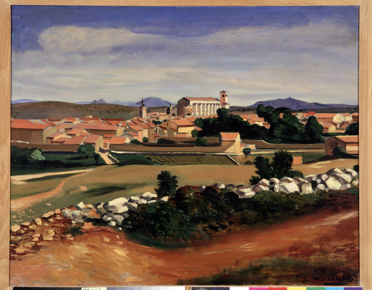 Krajobraz Saint Maximin autorstwa Andre Derain