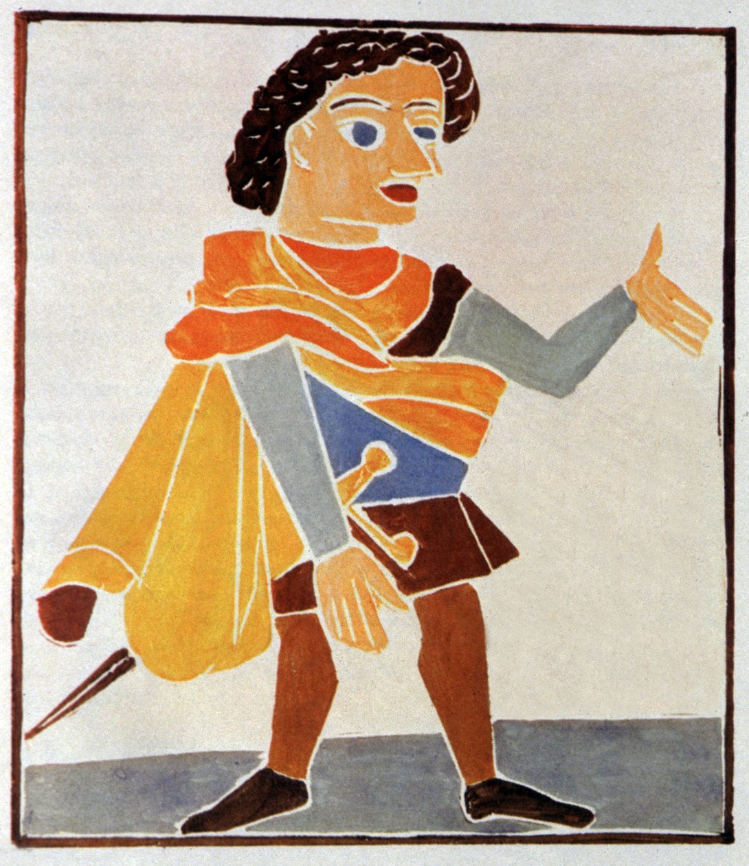 Literatura. Panurge. Ilustracja Andre Deraina w: Pantagruel, autorstwa Francois Rabelais (1532), Francja autorstwa Andre Derain