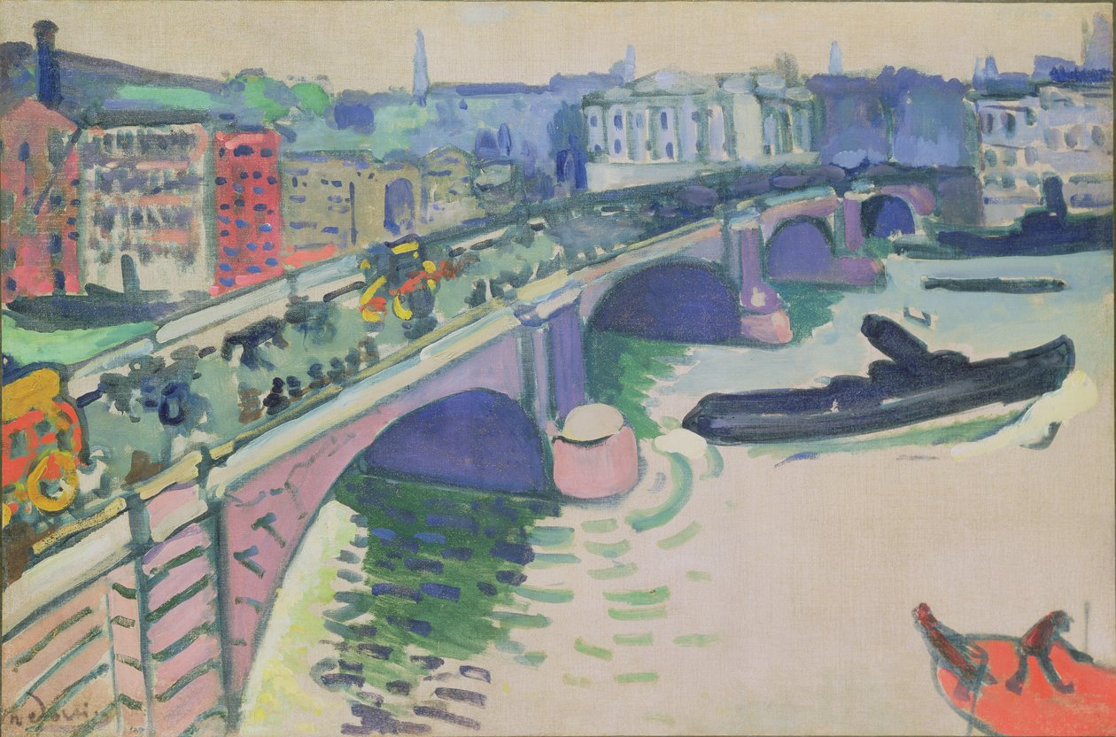 London Bridge, ok. 1906 (olej na płótnie) autorstwa Andre Derain