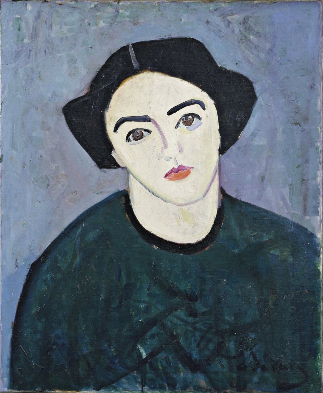 Madame Derain w zieleni autorstwa Andre Derain