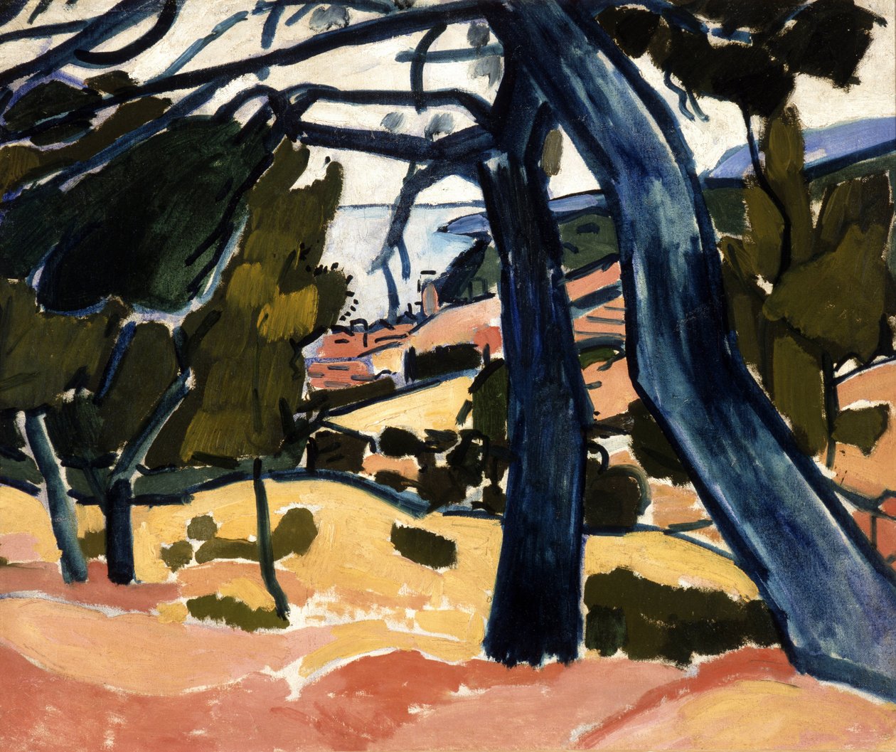 Pinede w Cassis autorstwa Andre Derain