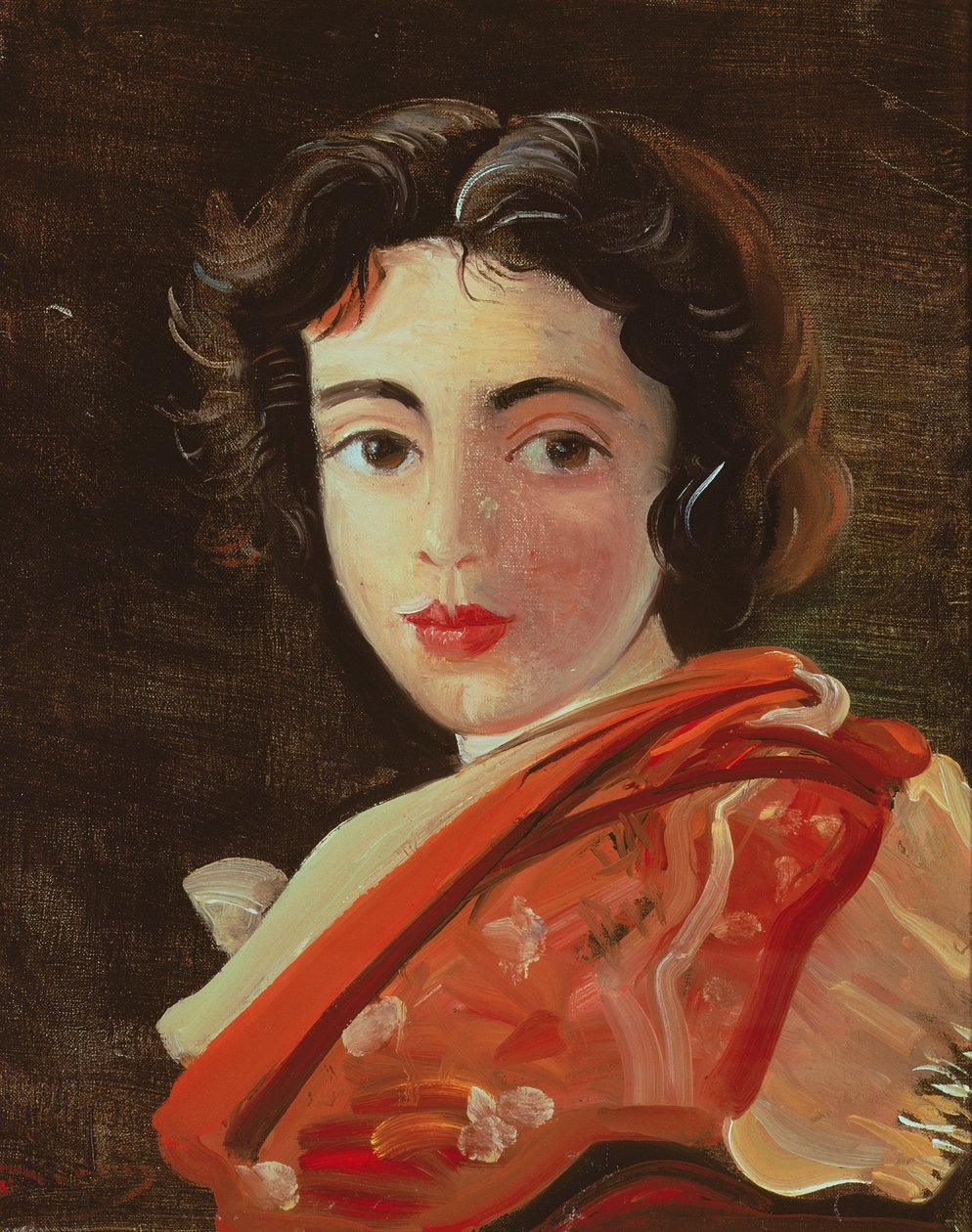 Portret Mlle. Aunie autorstwa Andre Derain