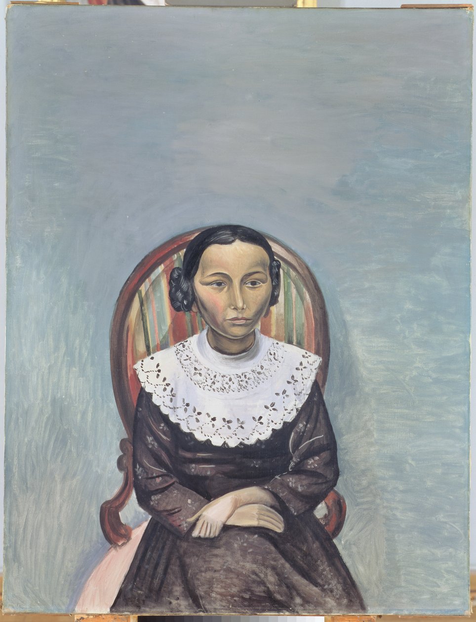 Portret młodej dziewczyny w czerni autorstwa Andre Derain