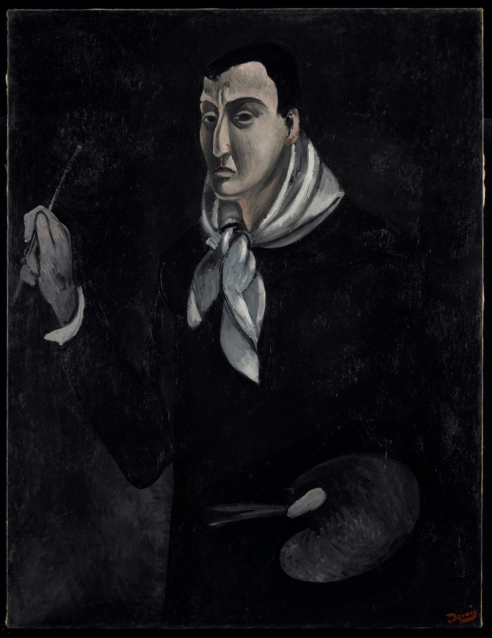 Portret artysty, ok. 1912-14 (olej na płótnie) autorstwa Andre Derain
