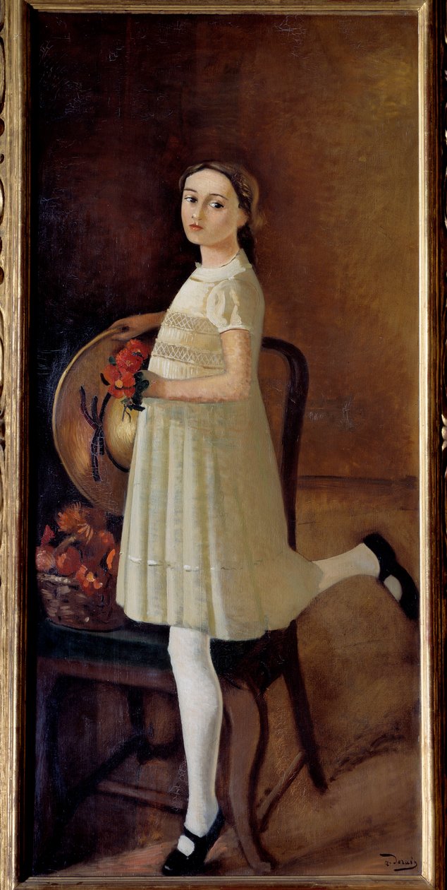 Portret siostrzenicy malarza w 1931 roku (olej na płótnie) autorstwa Andre Derain