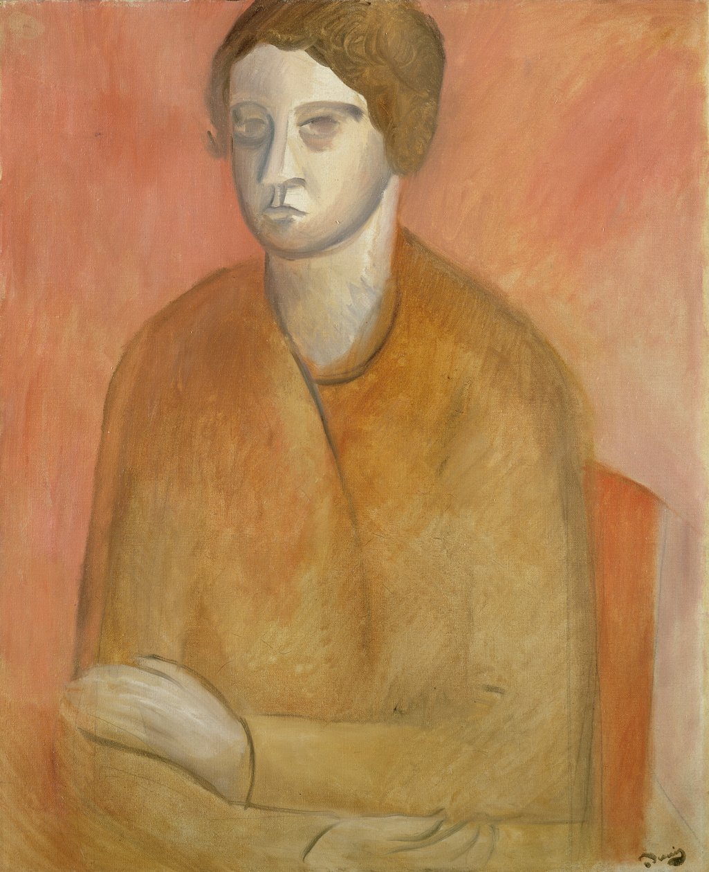 Siedząca kobieta, ok. 1912 (olej na płótnie) autorstwa Andre Derain