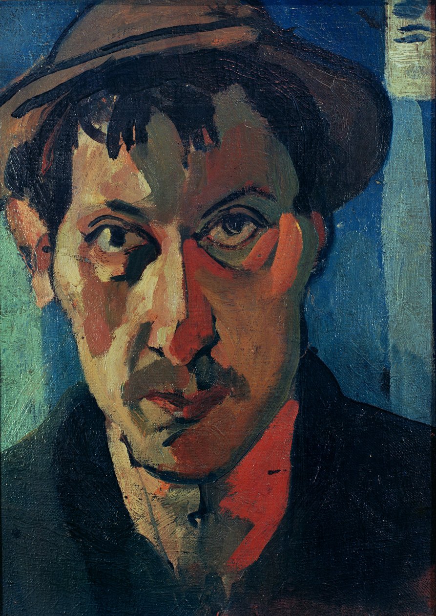 Autoportret z czapką z daszkiem autorstwa Andre Derain