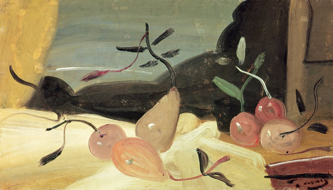 Martwa natura z gruszkami (olej na płótnie) autorstwa Andre Derain