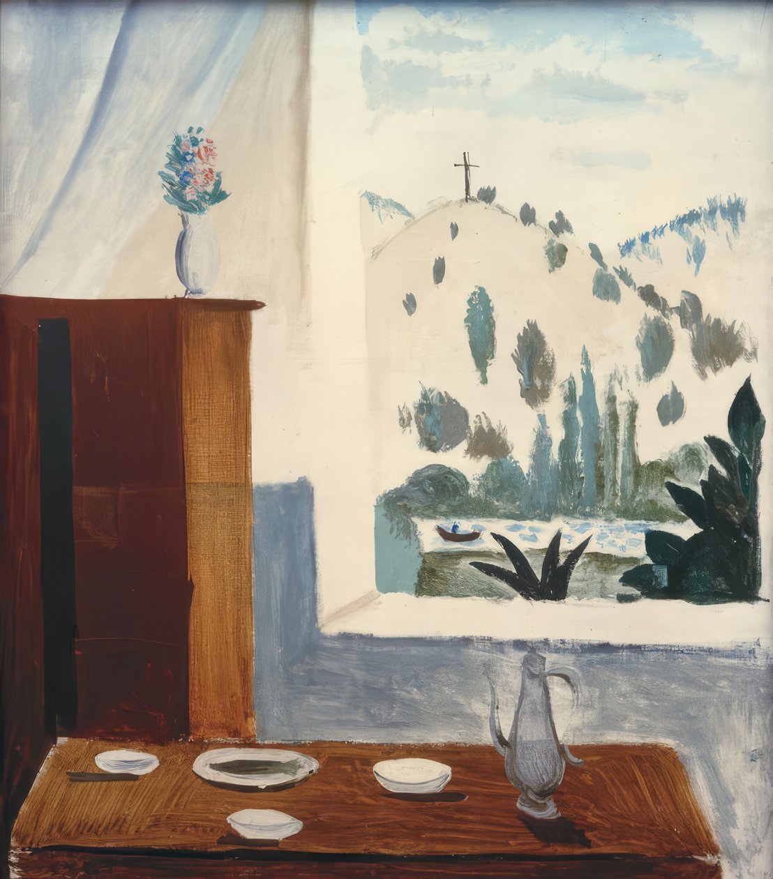 Martwa natura z Kalwarią autorstwa Andre Derain