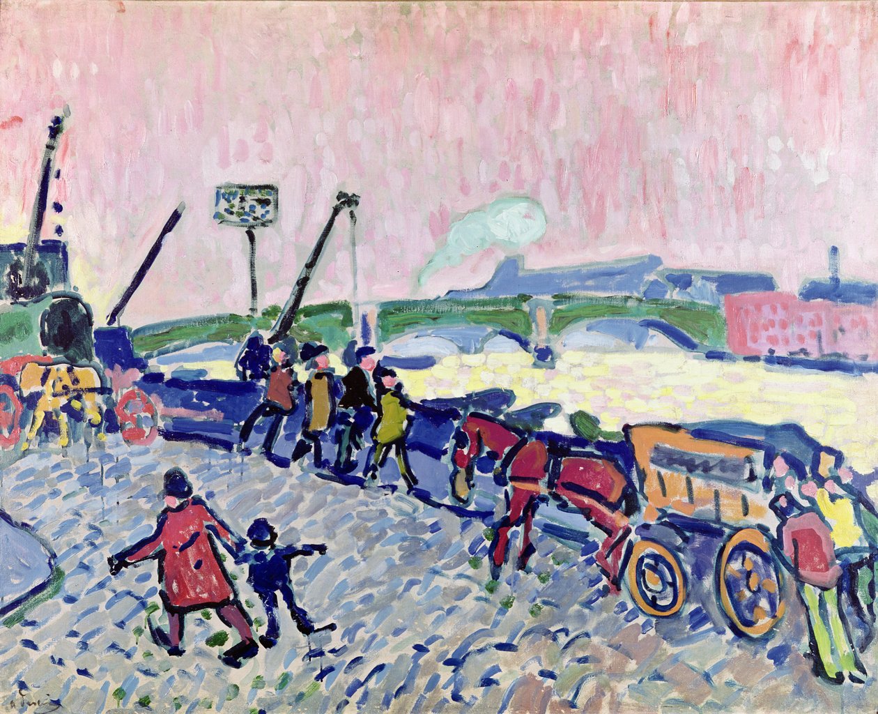 Most w Chatou autorstwa Andre Derain