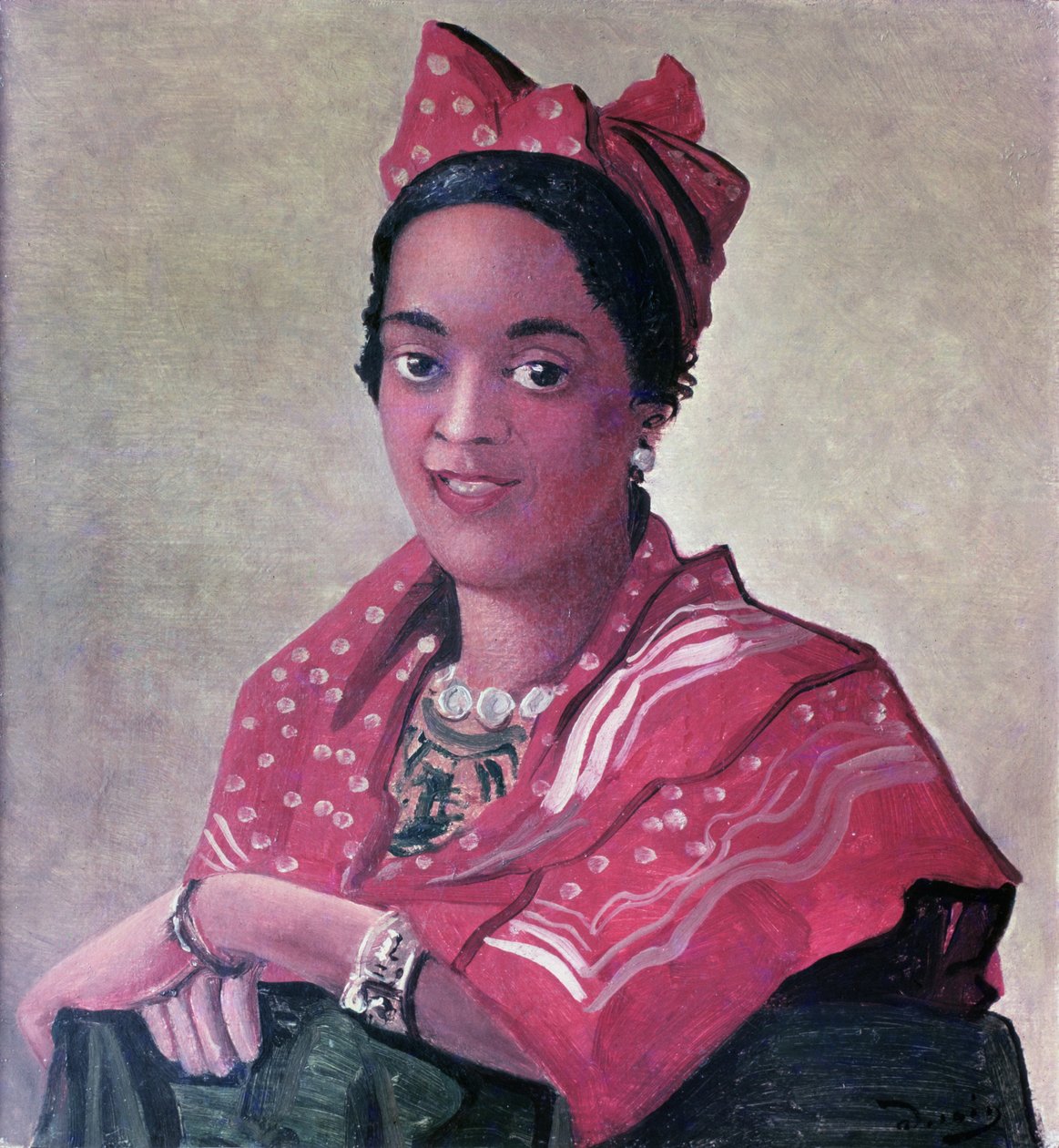 Dziewczyna z Martyniki (olej na płótnie) autorstwa Andre Derain