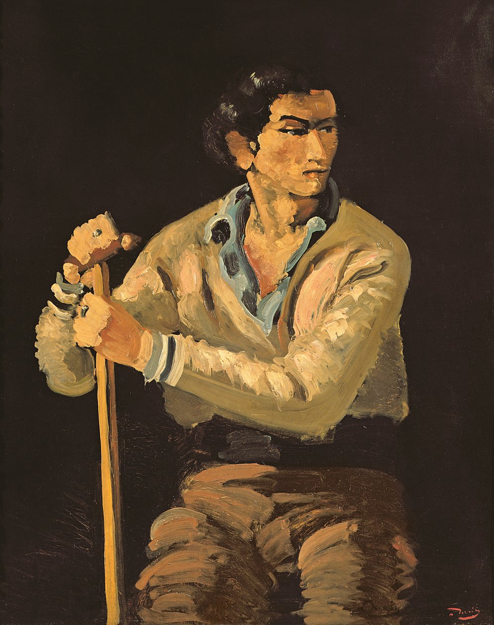 Cygan (olej na płótnie) autorstwa Andre Derain