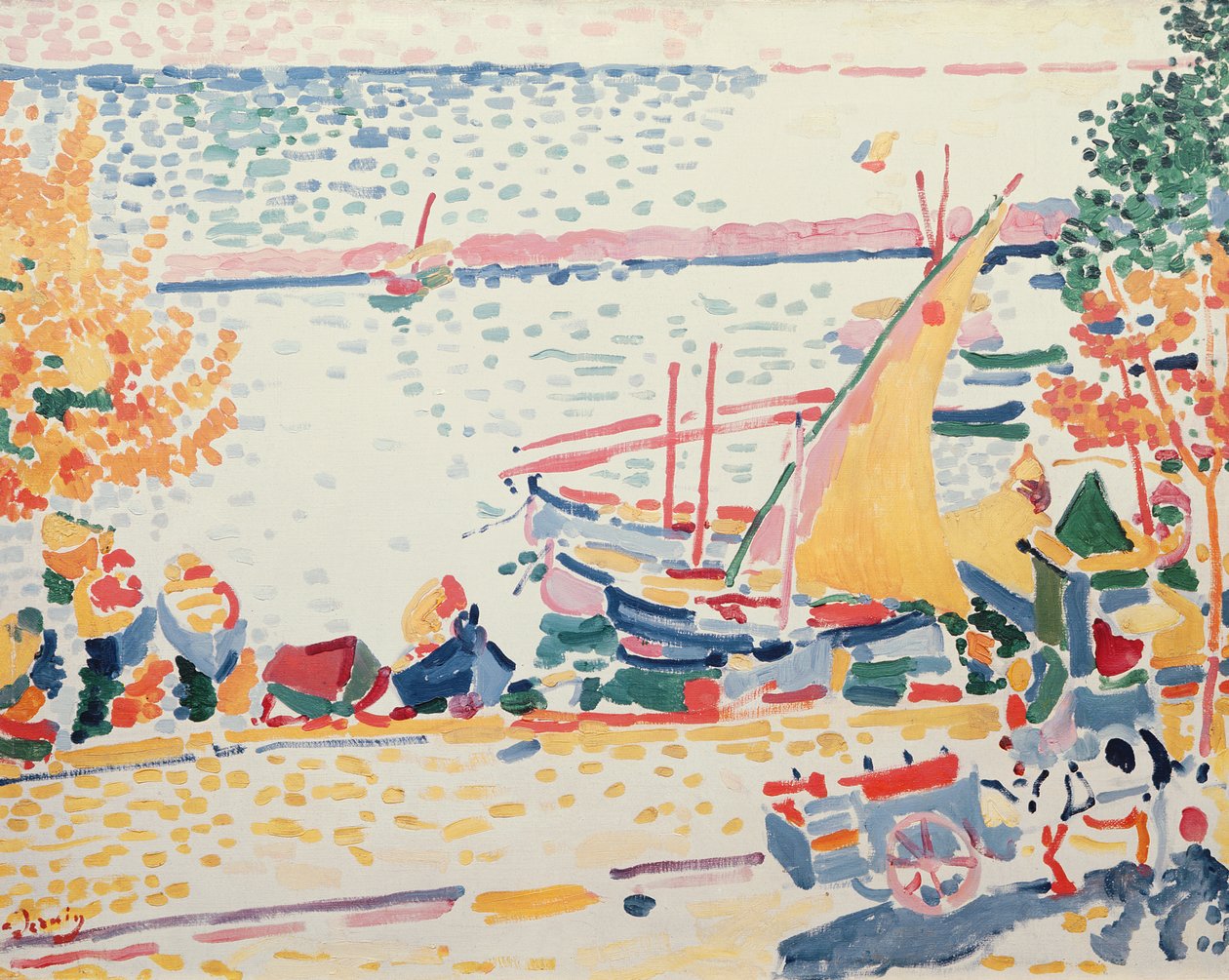 Port Collioure autorstwa Andre Derain