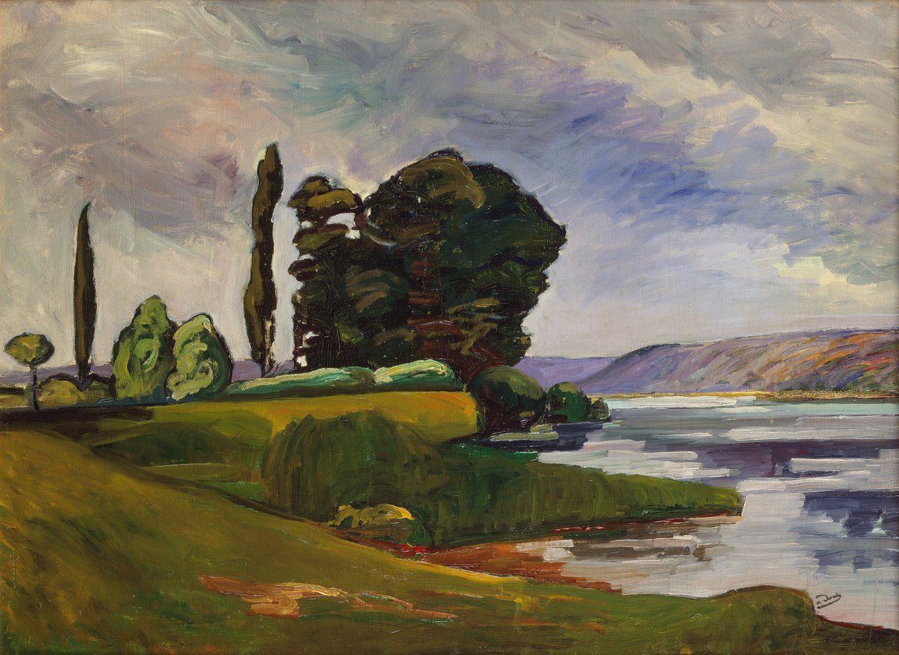Sekwana, niedaleko Chatou, ok. 1899-1900 (olej na płótnie) autorstwa Andre Derain