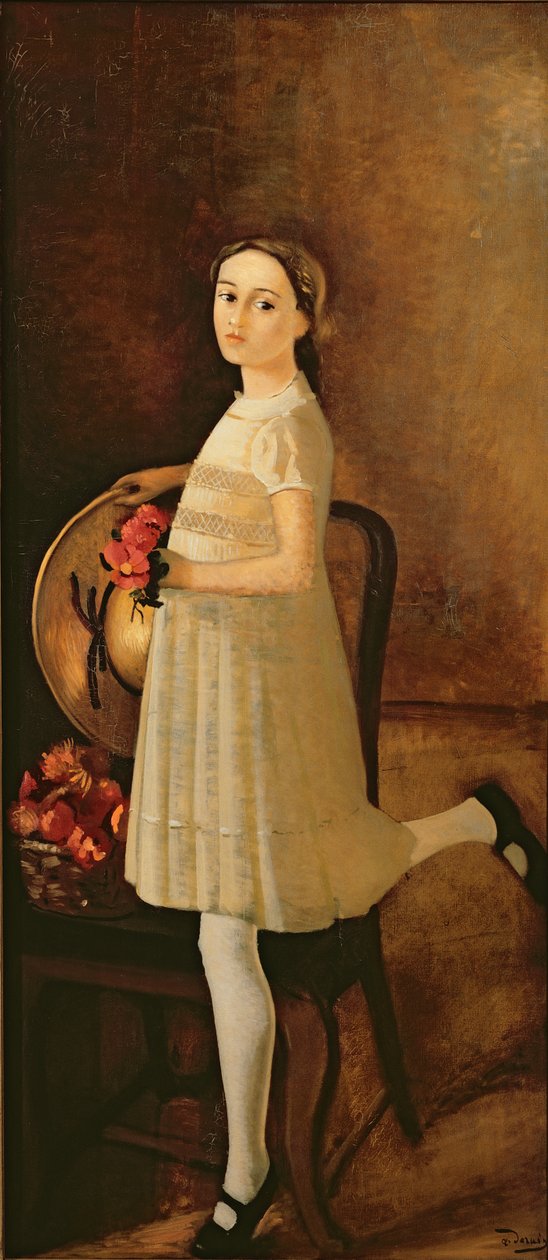 Siostrzenica malarza, ok. 1931 (olej na płótnie) (zobacz także 287564) autorstwa Andre Derain