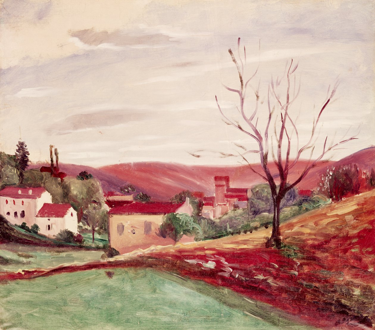 Zimowy krajobraz autorstwa Andre Derain