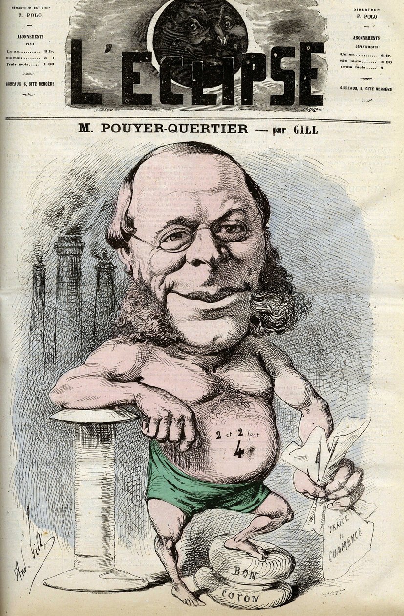 Auguste Pouyer-Quertier (Pouyer Quertier) (1820 - 1891). Okładka „”L