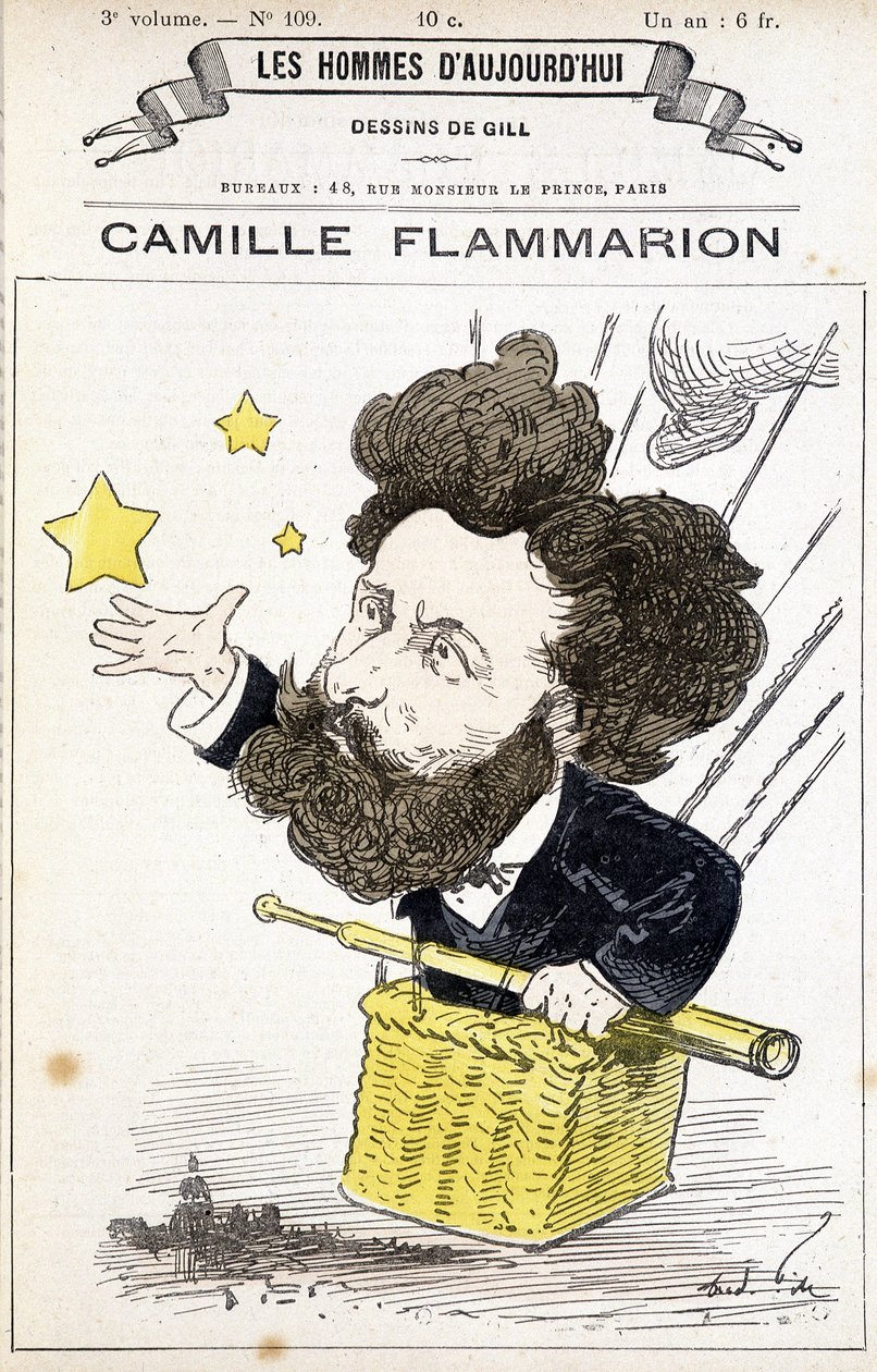 Camille Flammarion – Gill, w „The Men of Today”” autorstwa Andre Gill