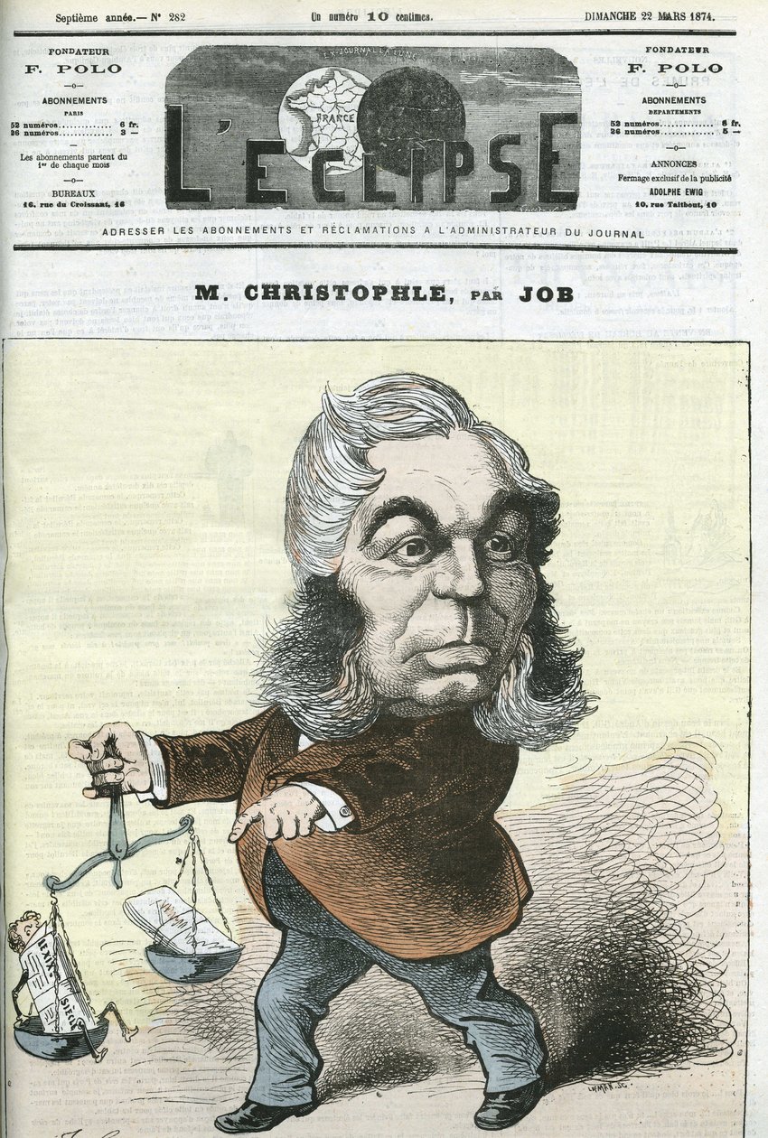 Karykatura Alberta Christophle