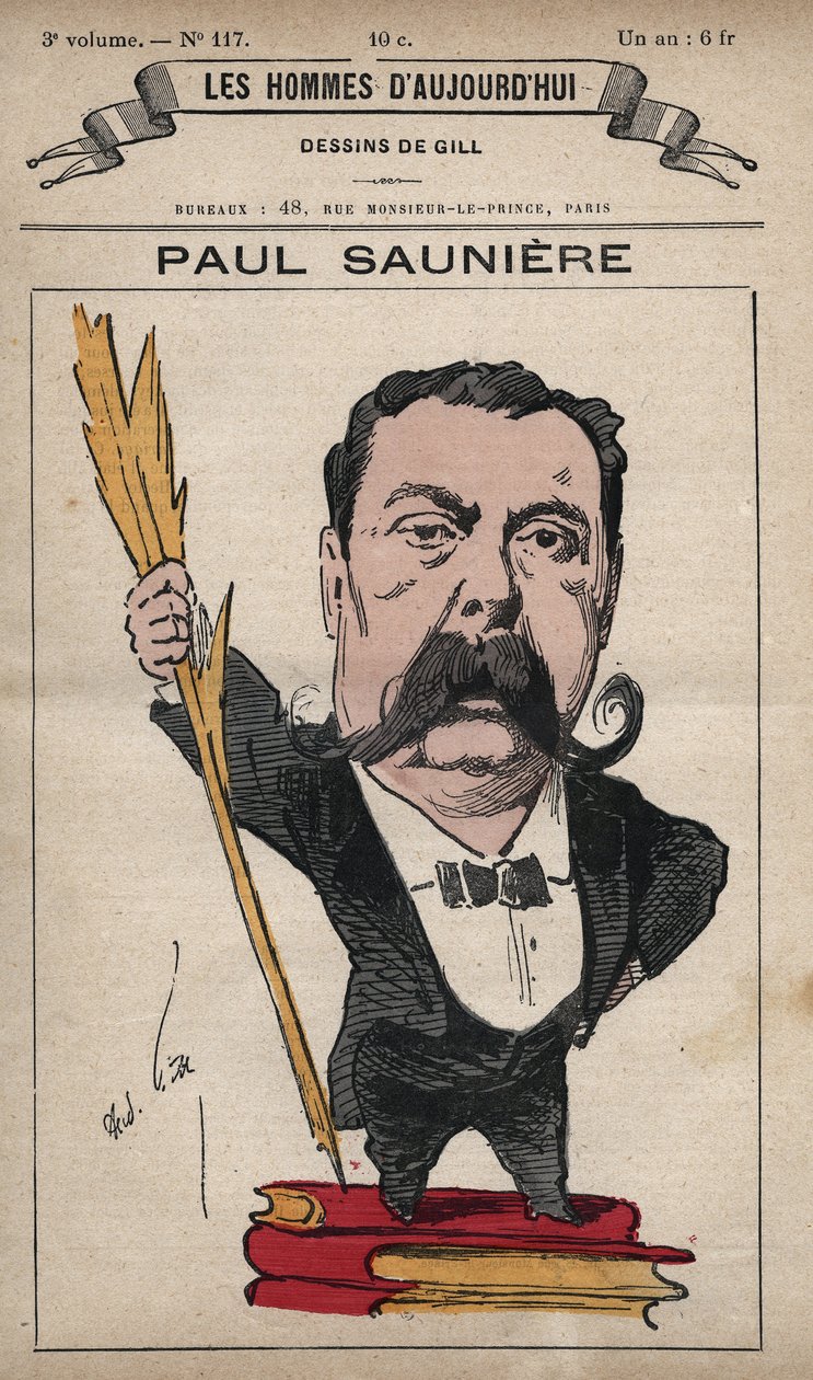 Karykatura Paula Sauniere