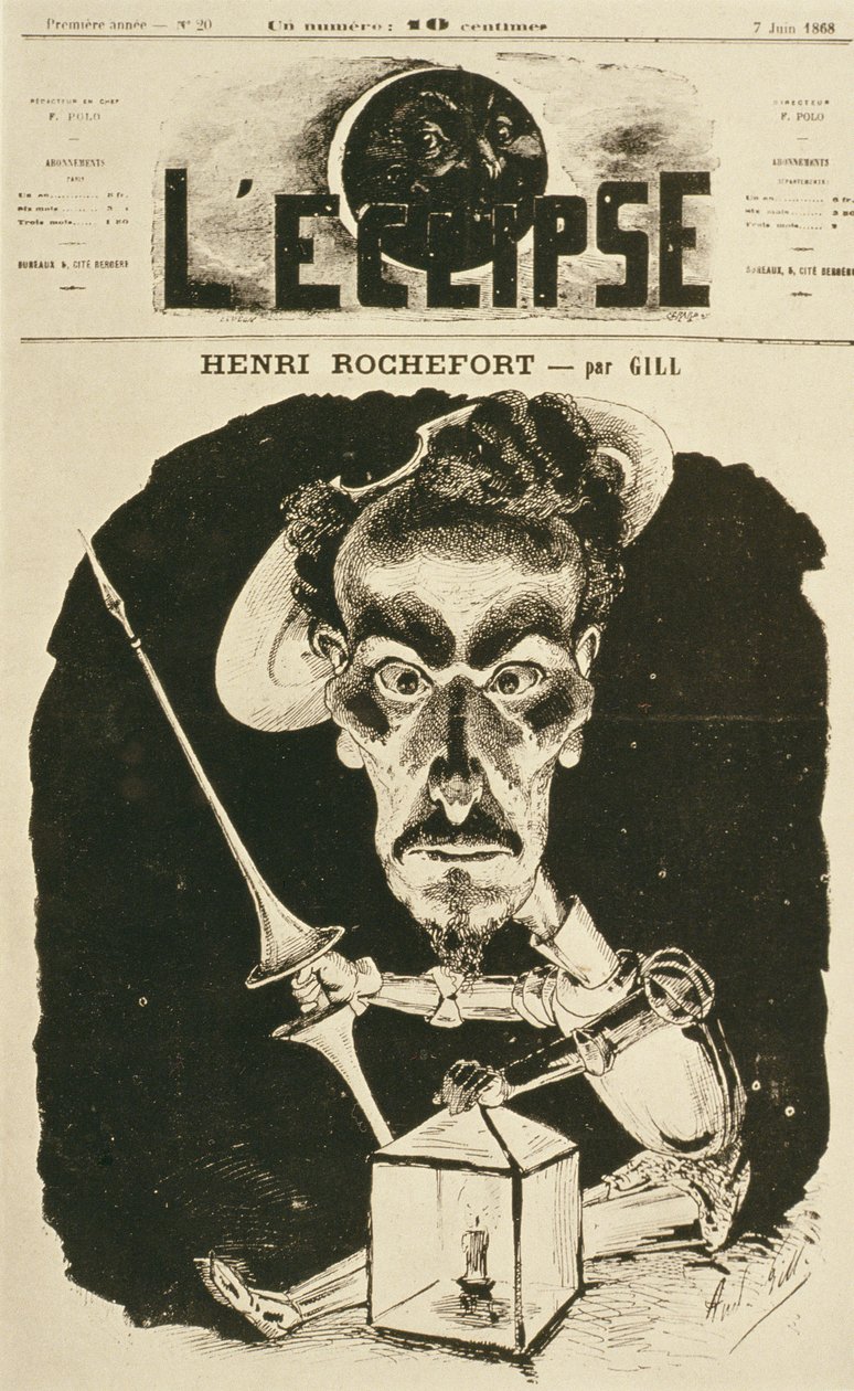Henri Rochefort, ilustracja na okładce magazynu „L