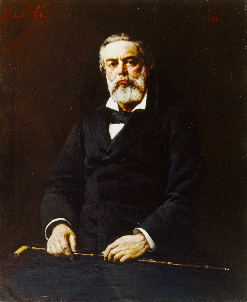 Portret Julesa Vallèsa 1832-1885, 1881. autorstwa Andre Gill