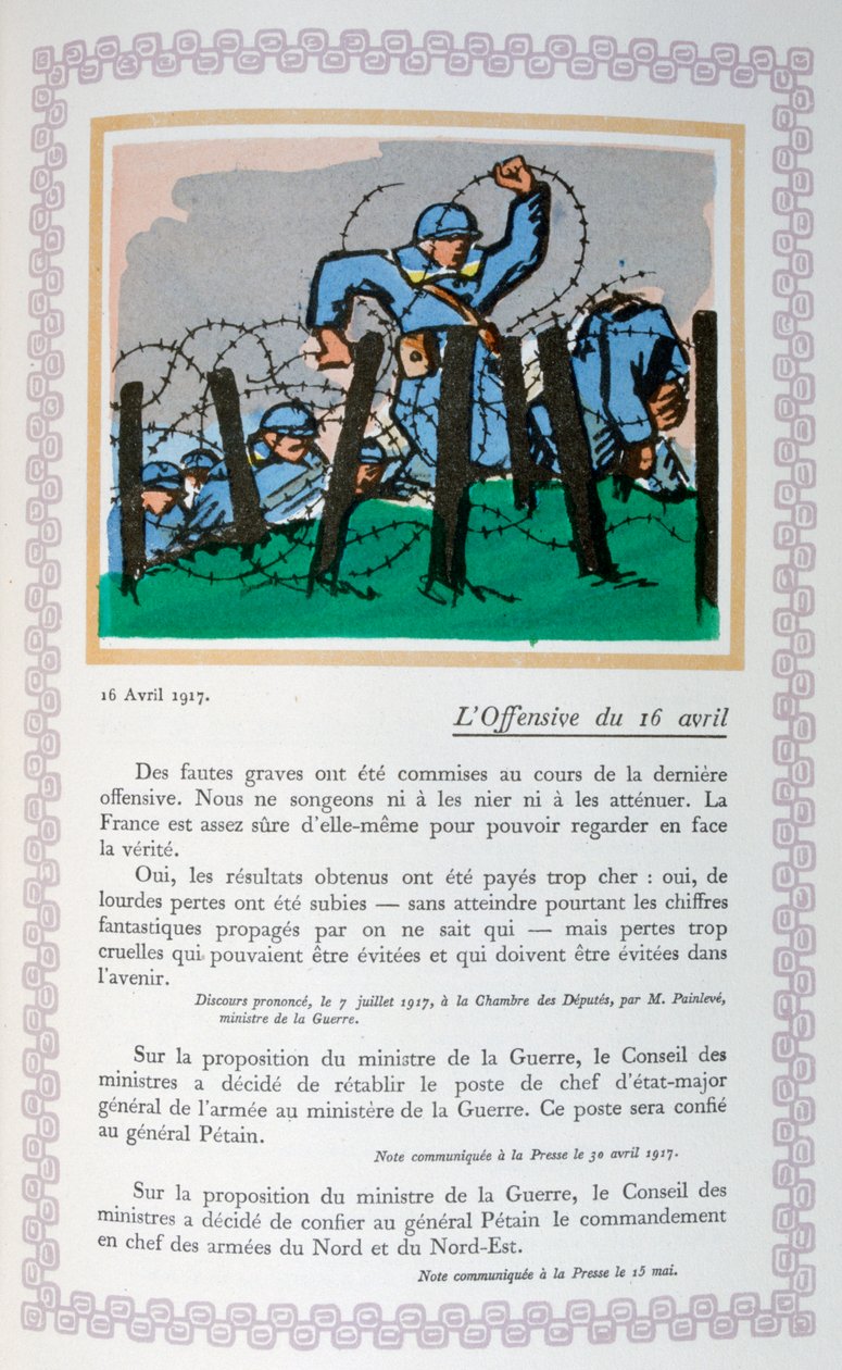 II bitwa nad Aisne, 16 kwietnia 1917, 1919 autorstwa Andre Helle