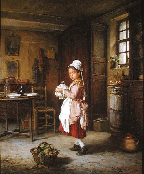 Nakrycie stołu autorstwa André Henri Dargelas
