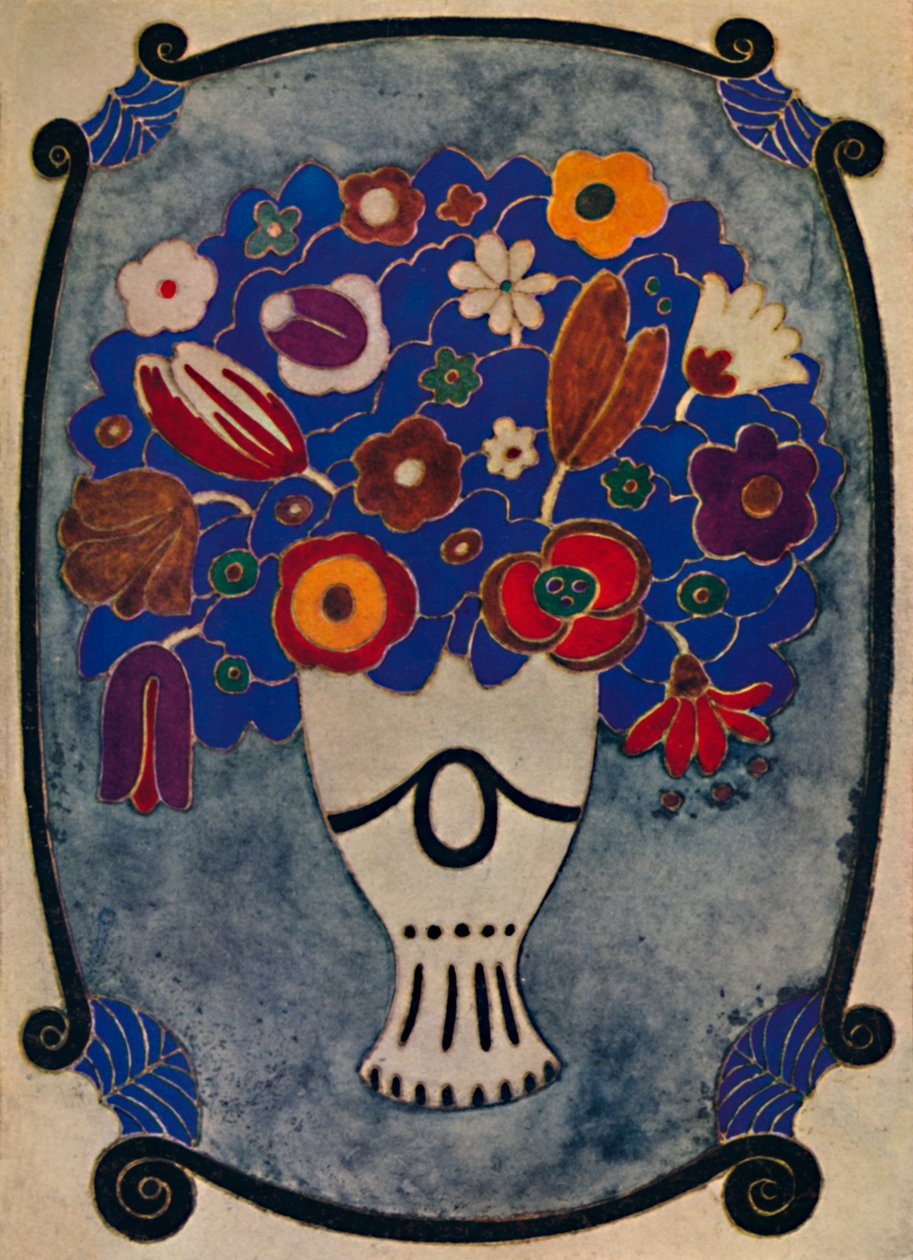 Oprawa introligatorska pergaminowa, obrabiana i barwiona, 1914 autorstwa Andre Mare