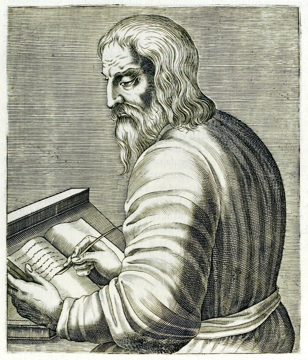 Jerzego z Trebizondu, z „Prawdziwe portrety” autorstwa André Théveta opublikowanego w 1594 r. autorstwa Andre Thevet