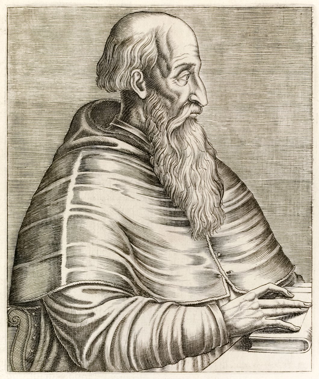 Pietro Bembo, z „Prawdziwe portrety” André Théveta (1516-1590) wydana w 1584 autorstwa Andre Thevet