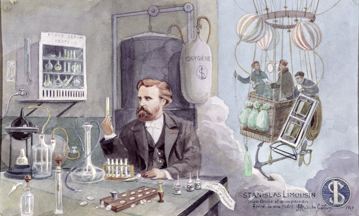 Stanislas Limousin (1831-87) 1949 (akwarela na papierze) autorstwa Andre des Gachons