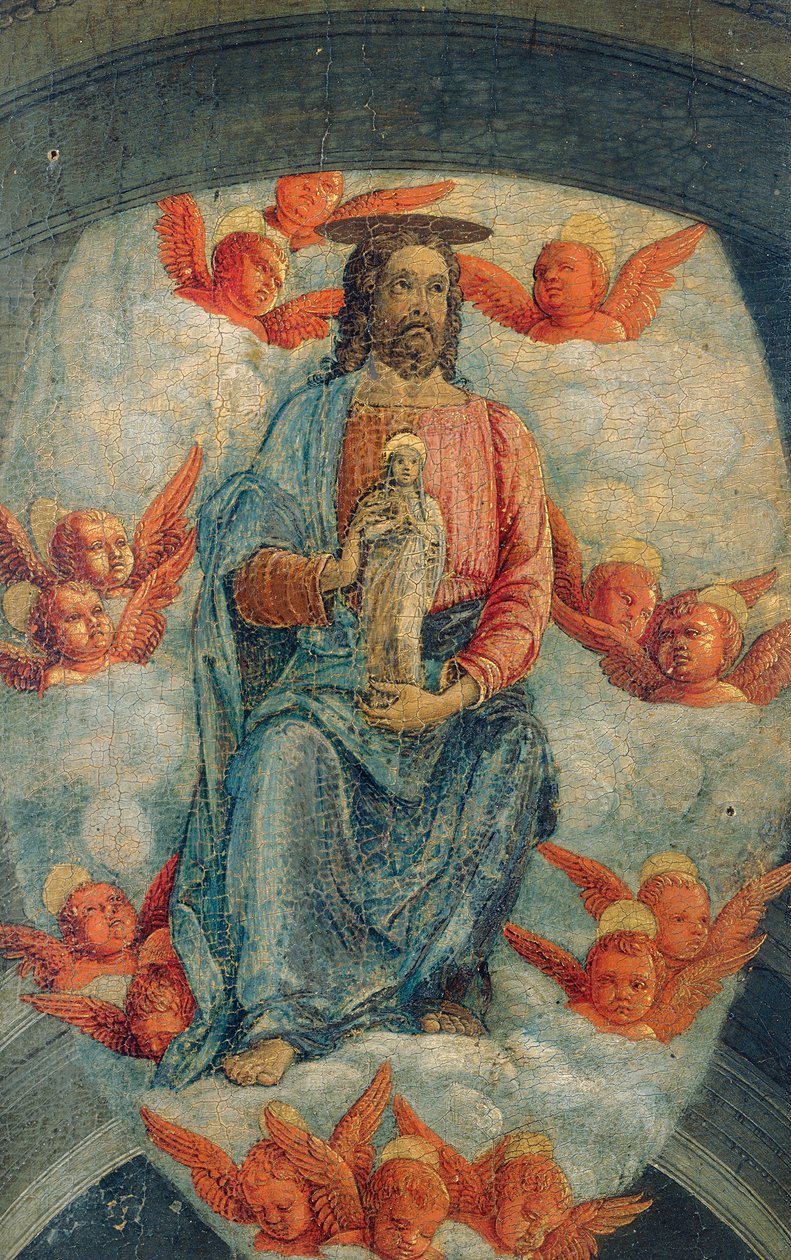 Chrystus z duszą Dziewicy autorstwa Andrea Mantegna