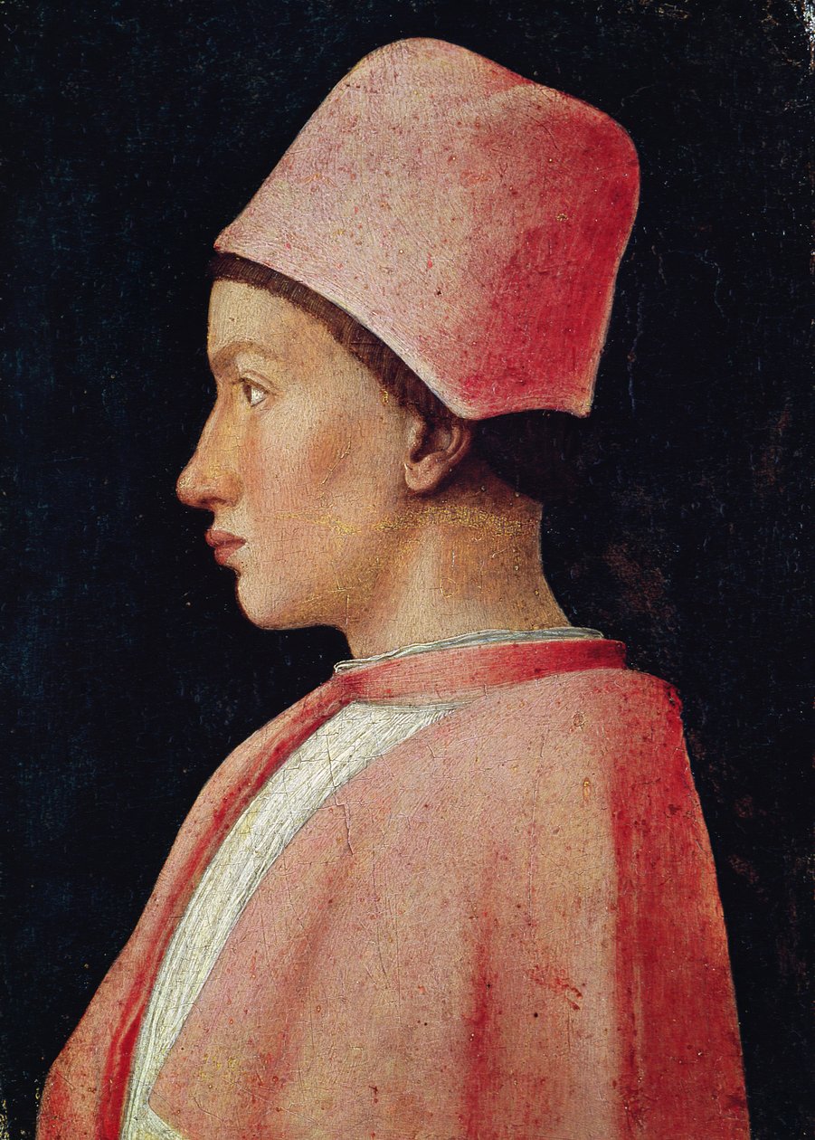 Portret Francesco Gonzagi II jako chłopca, 1461 autorstwa Andrea Mantegna