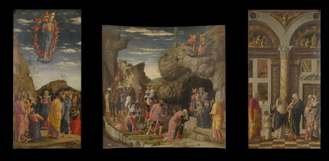 Tryptyk tryptykowy autorstwa Andrea Mantegna