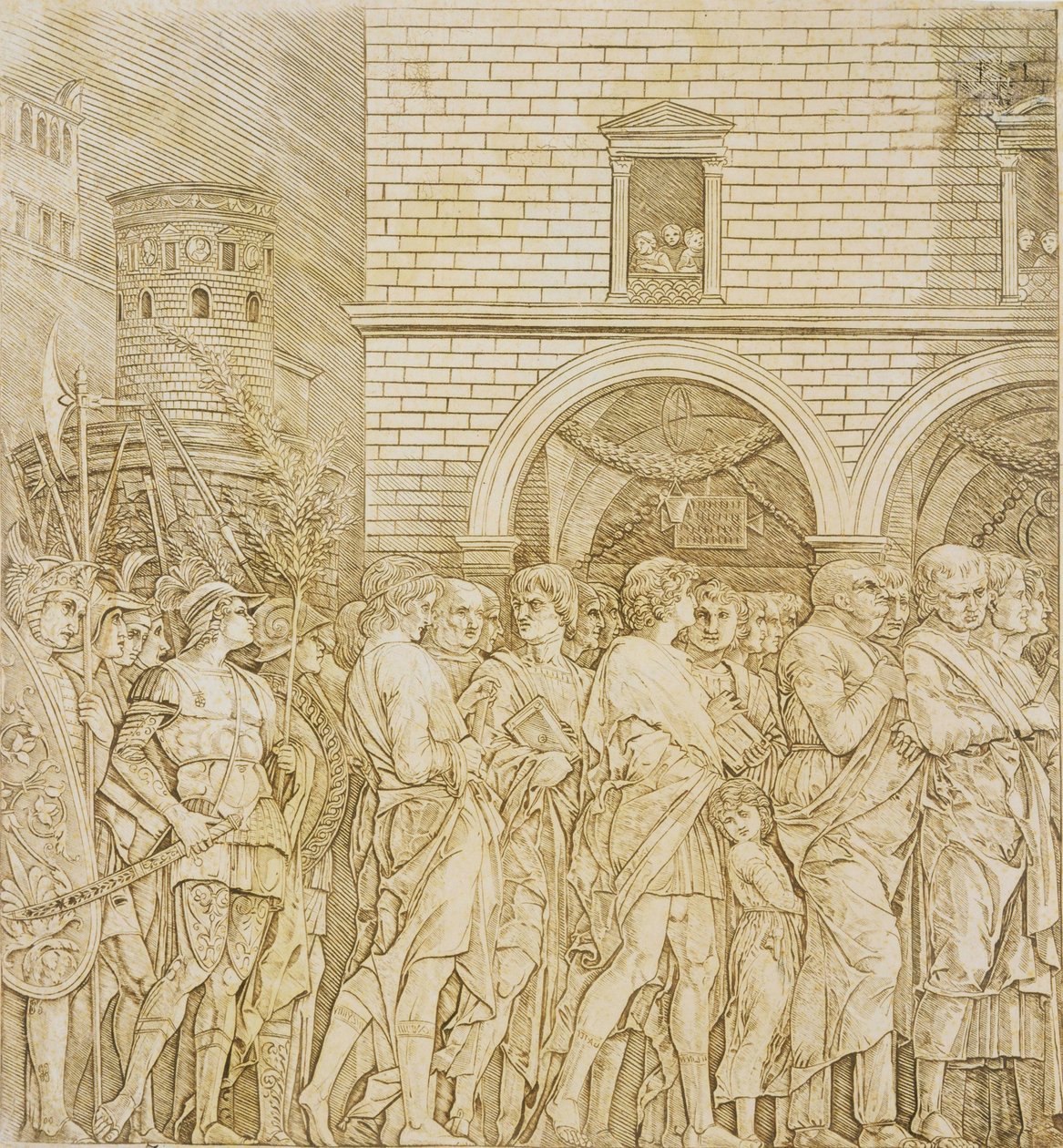 Triumf Senatorów autorstwa Andrea Mantegna