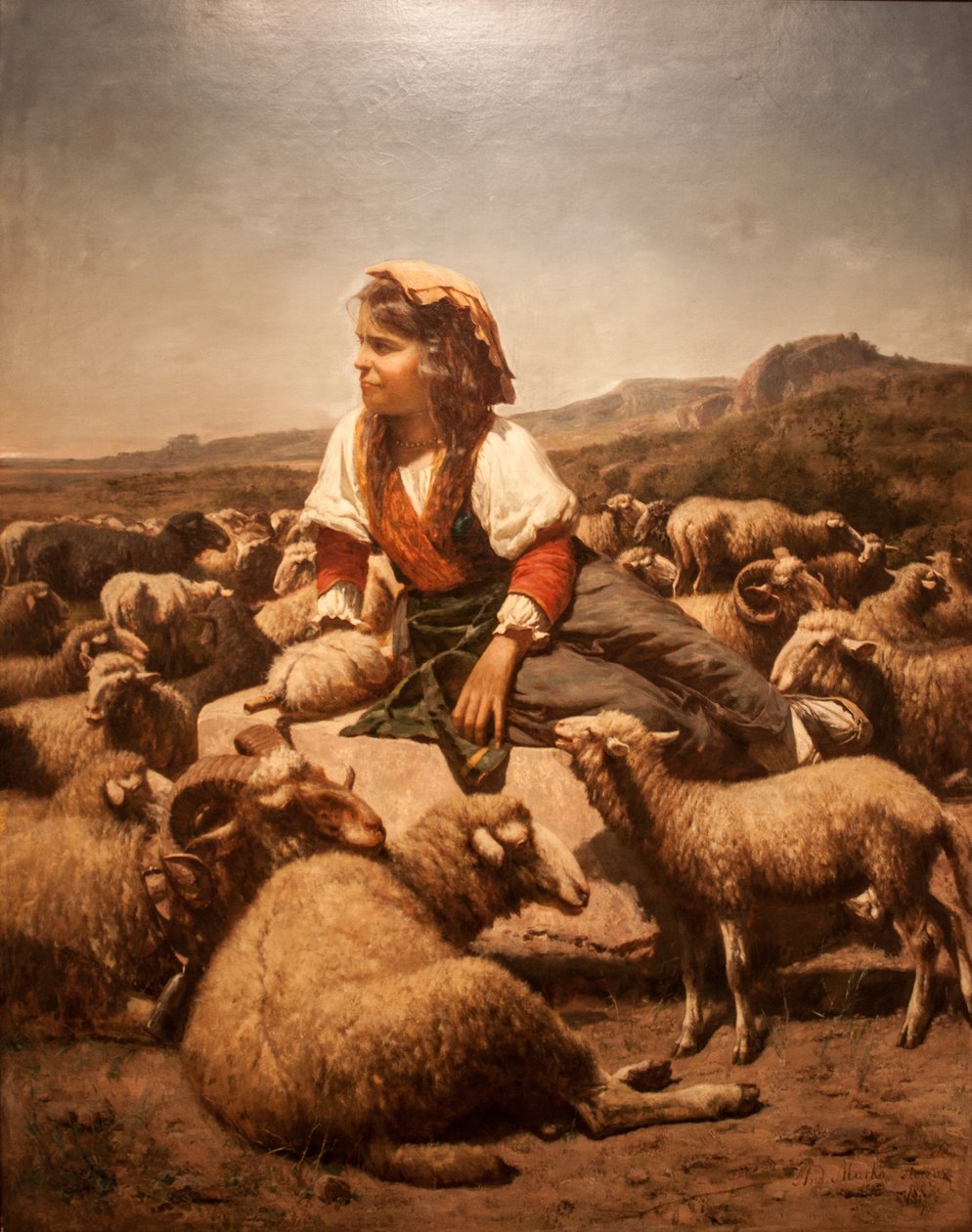 Pasztorlanykanangielski: Shepherd_Girln autorstwa Andreas Marko