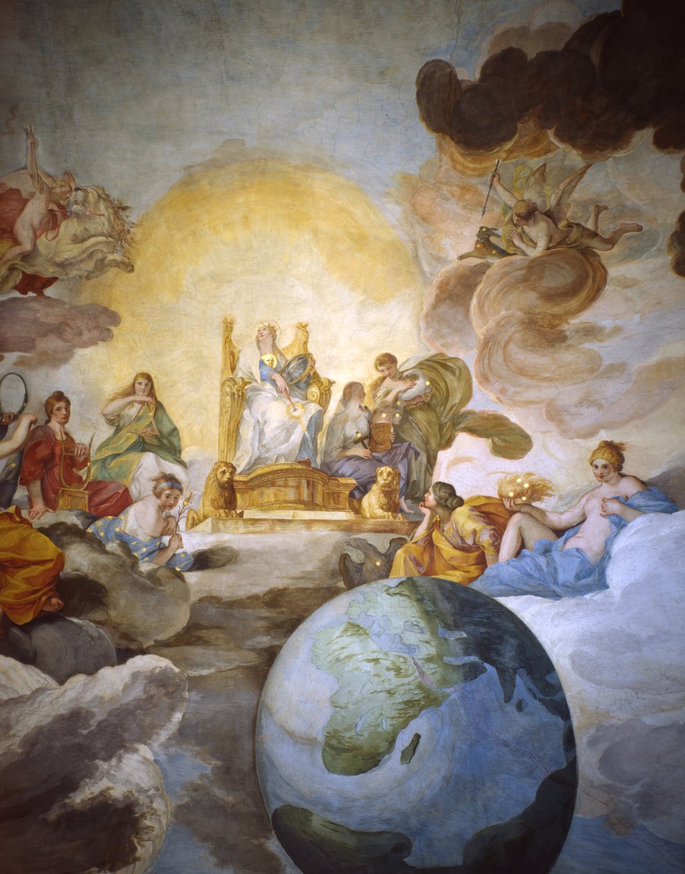 Alegoria Mądrości Bożej, 1629-33 autorstwa Andrea Sacchi