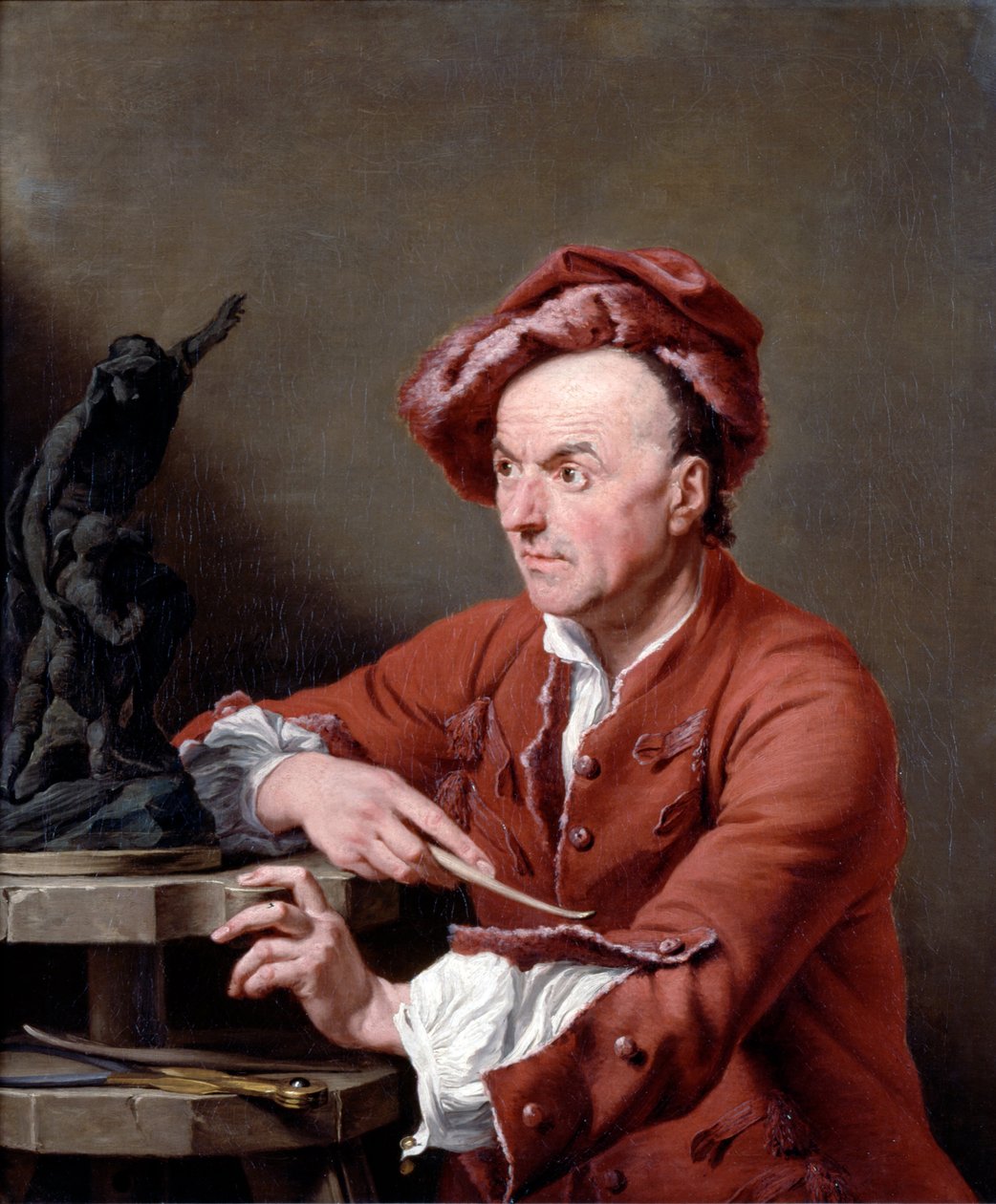 Louis Francois Roubiliac autorstwa Andrea Soldi