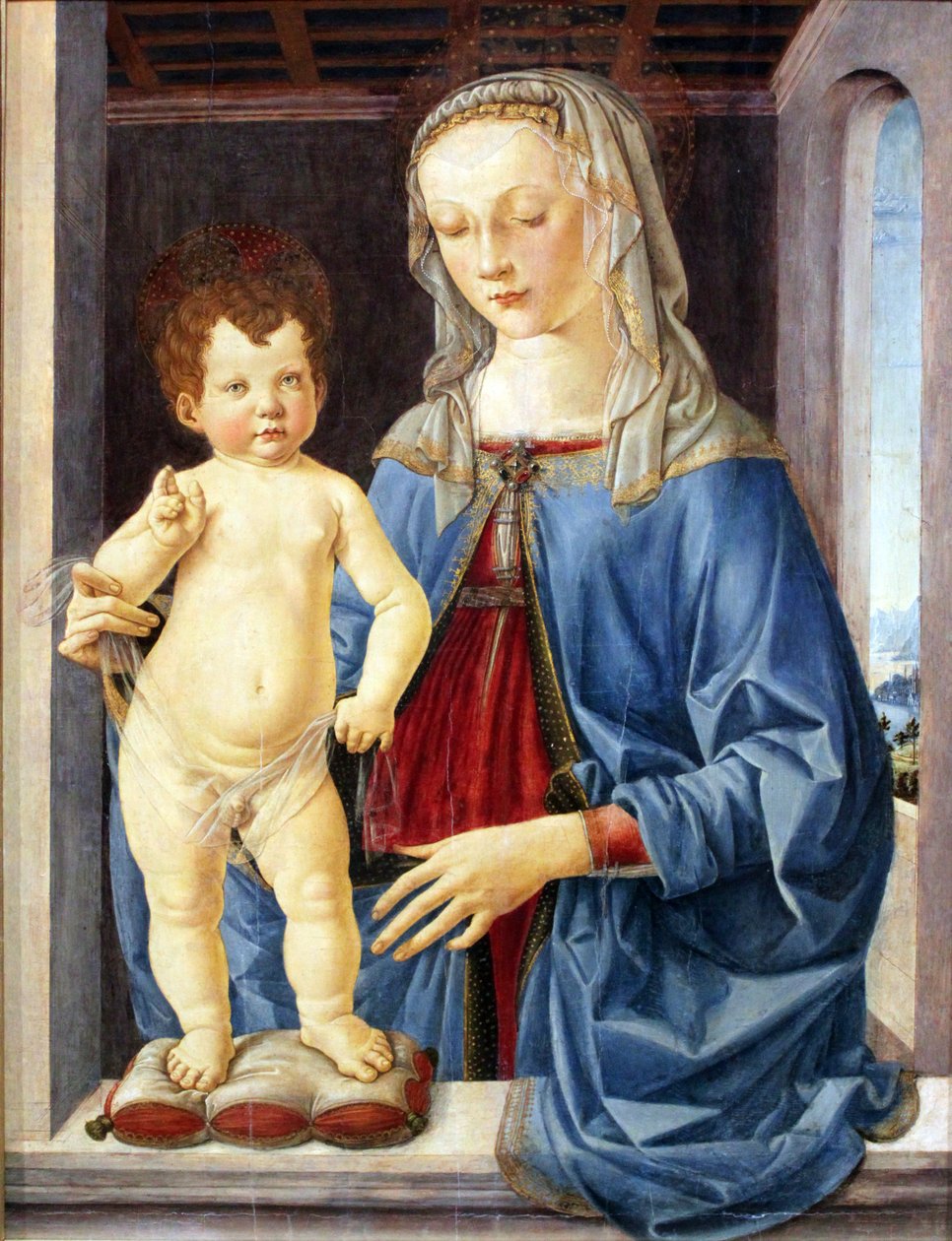 Madonna z Dzieciątkiem autorstwa Andrea Verrocchio